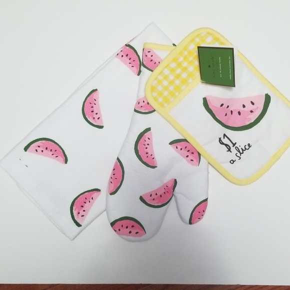 Kate spade 3 piece kitchen set "Watermelon " - Picture 2 of 3
